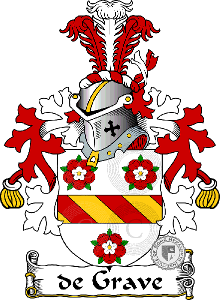 Coat of arms of family de Grave