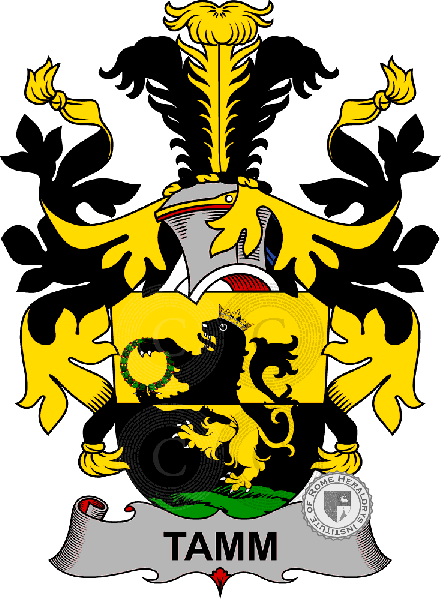 Coat of arms of family Tamm