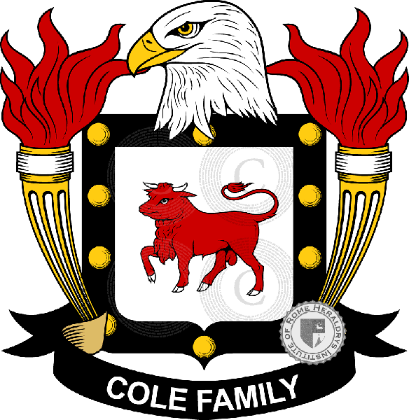 Coat of arms of family Cole