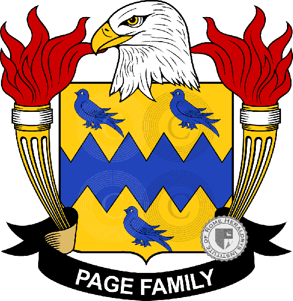 Escudo de la familia Page