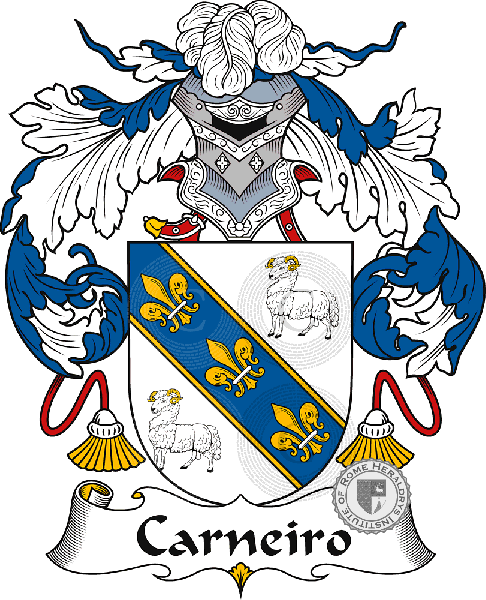 Coat of arms of family Carneiro
