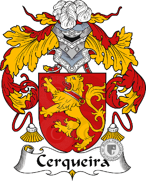 Coat of arms of family Cerqueira