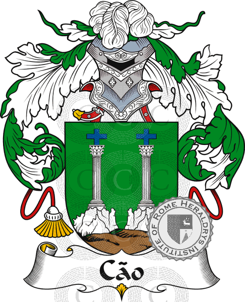Coat of arms of family Cão