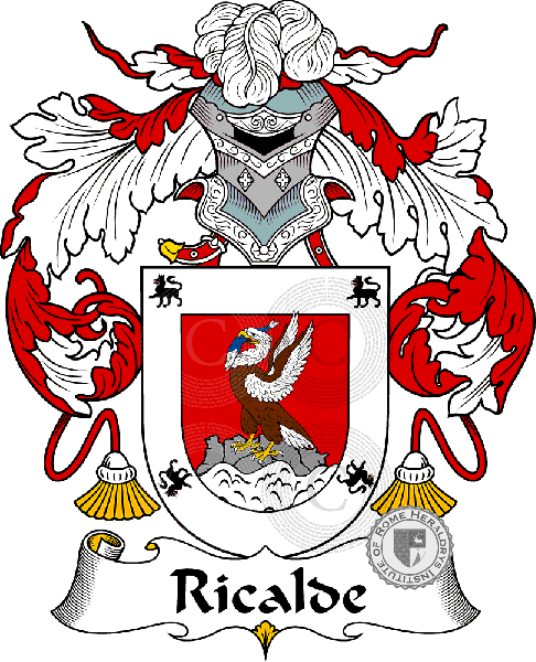 Coat of arms of family Ricalde