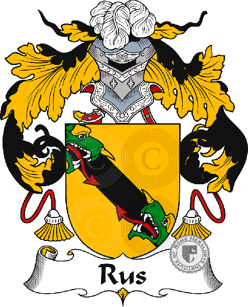 Coat of arms of family Rus