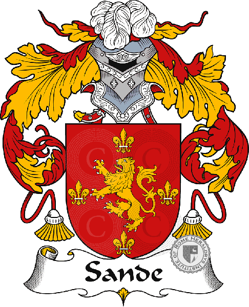 Coat of arms of family Sande