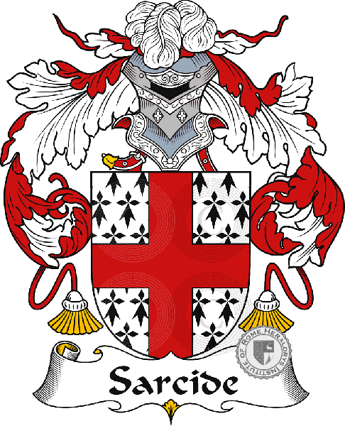 Coat of arms of family Sarcide