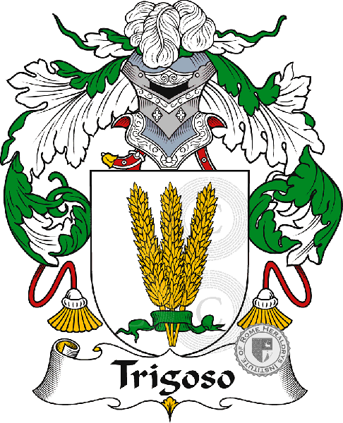 Coat of arms of family Trigoso