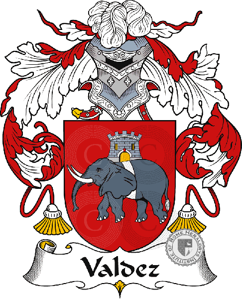 Coat of arms of family Valdez