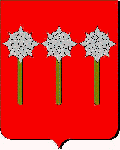 Coat of arms of family Del Yerro