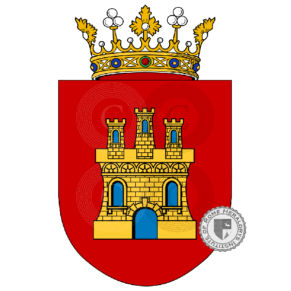 Escudo de la familia Castella