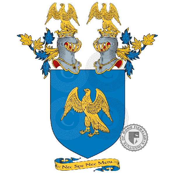 Coat of arms of family le Tonnelier
