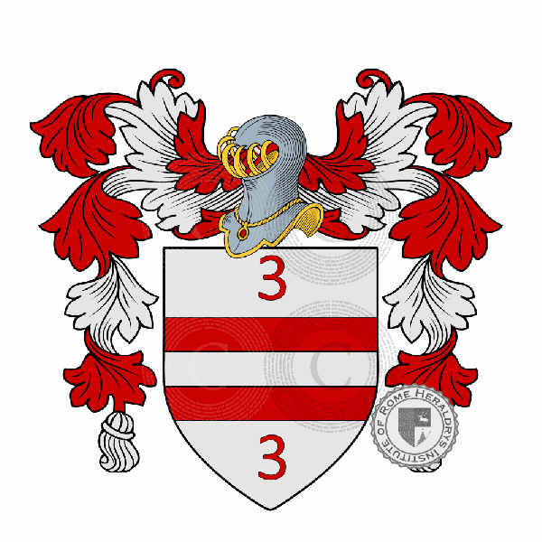 Coat of arms of family Zordani