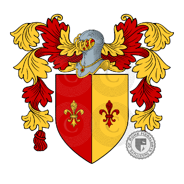 Coat of arms of family Pellegrinello