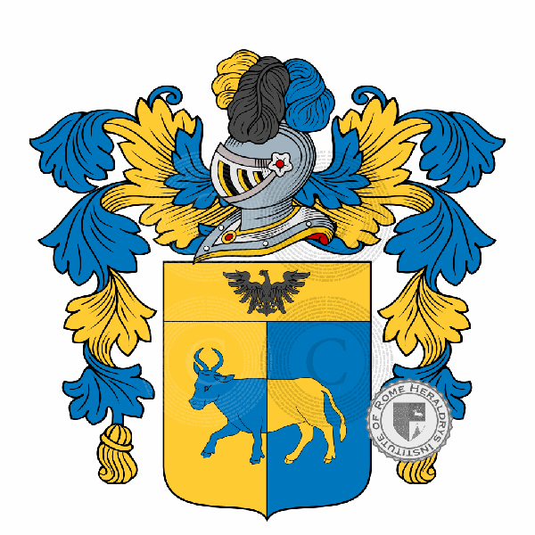 Coat of arms of family Spagnoli