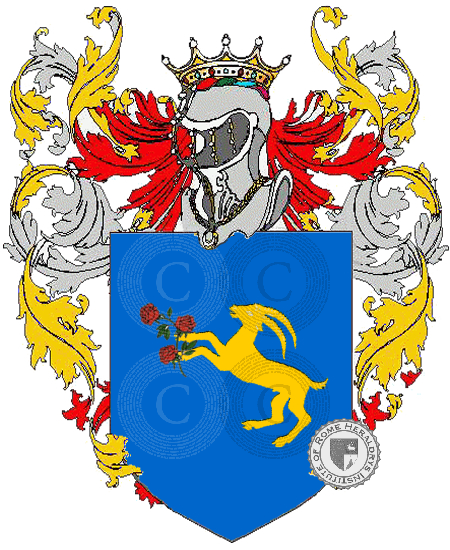 Coat of arms of family saccocci