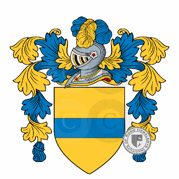 Coat of arms of family Mannatorricci
