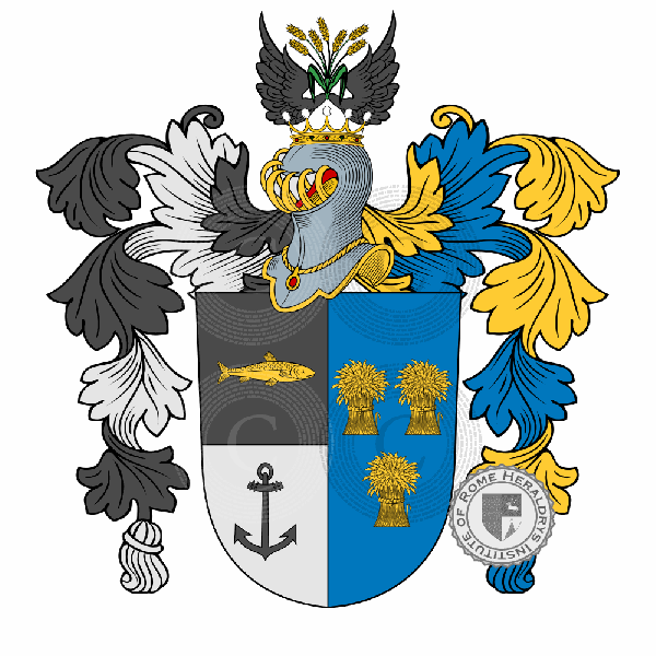Coat of arms of family Zander