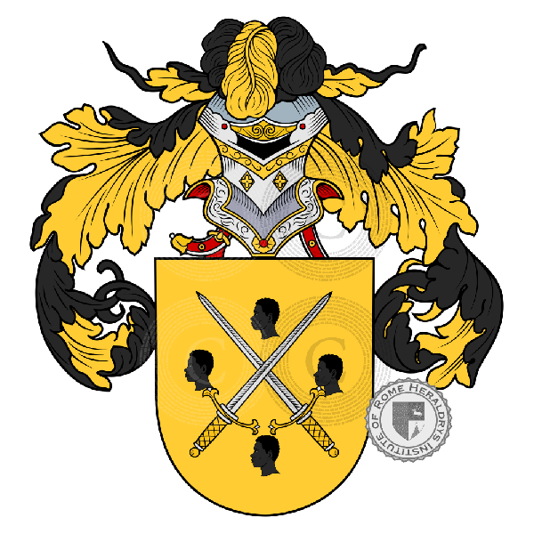 Coat of arms of family Bonel
