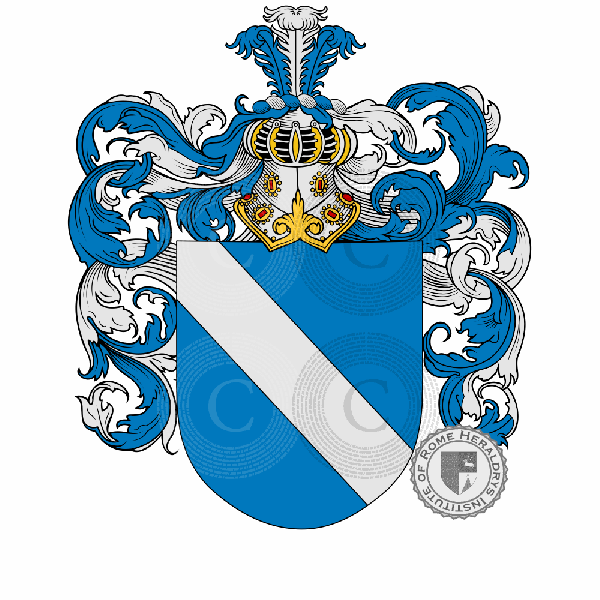 Coat of arms of family Santo Mauro