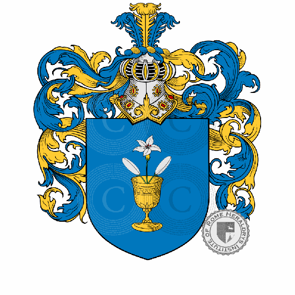 Coat of arms of family Mangione
