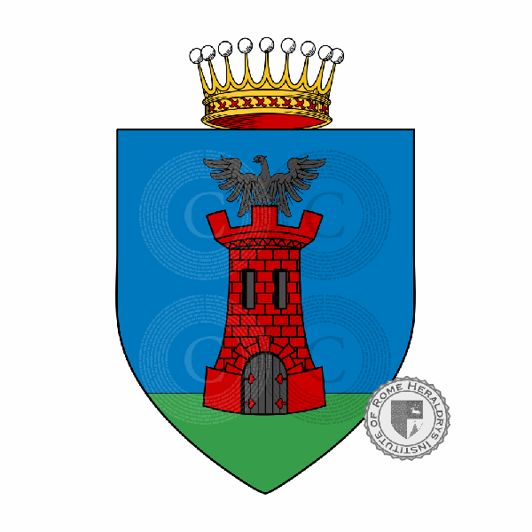 Escudo de la familia Casale de Bustis y Figoroa