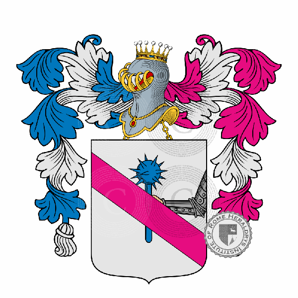 Coat of arms of family de Vincenti