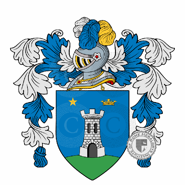 Coat of arms of family Bercich