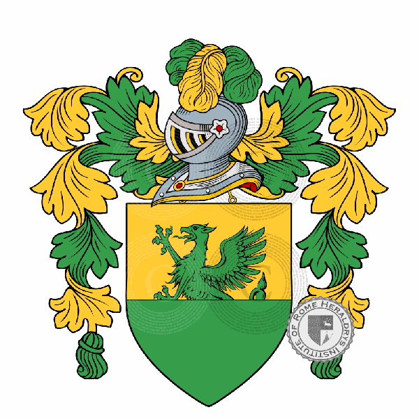 Coat of arms of family Griffi
