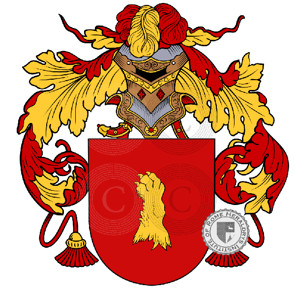 Coat of arms of family Pillòn