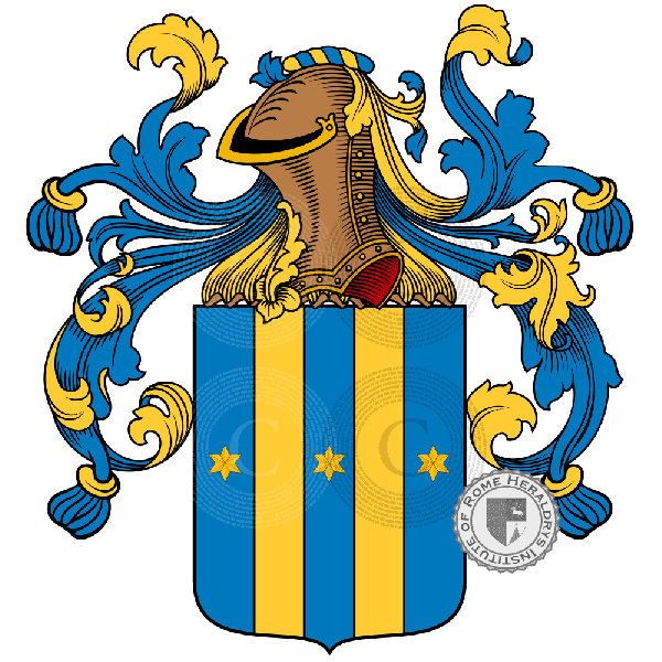 Coat of arms of family Distilo