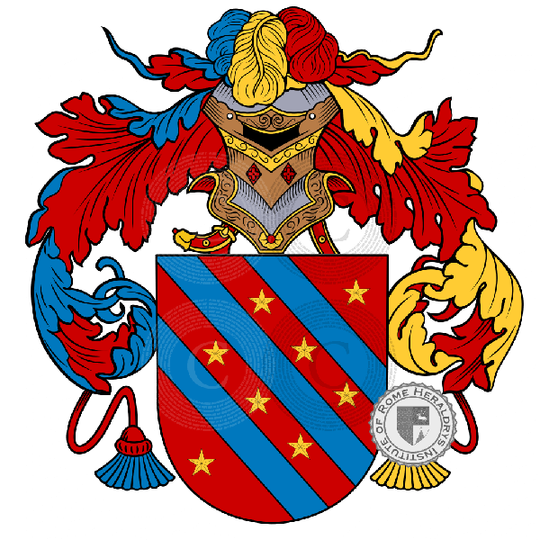 Coat of arms of family Barros