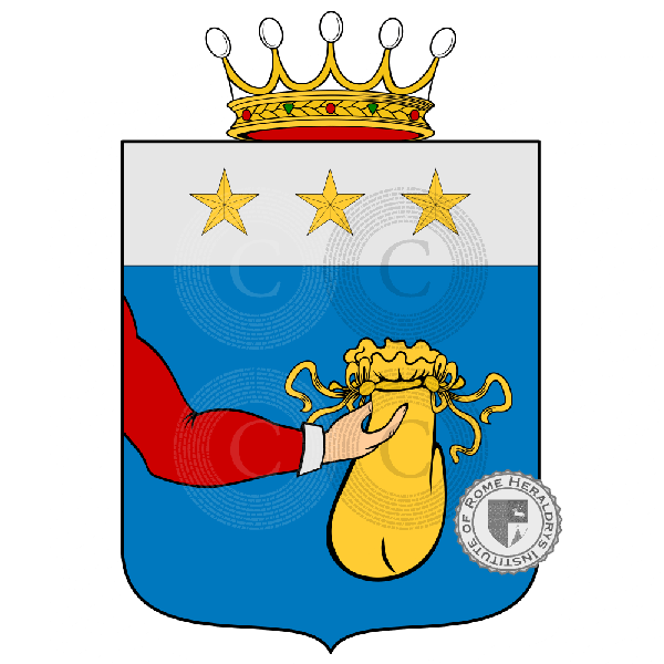 Coat of arms of family Borsari