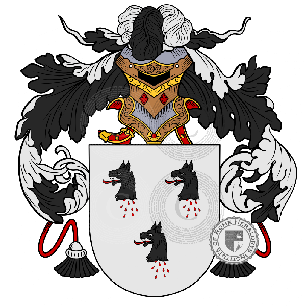 Coat of arms of family Teòfilo