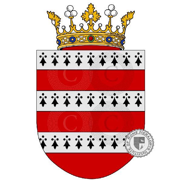Coat of arms of family Barbarà
