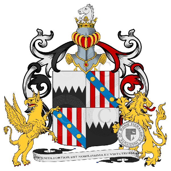 Wappen der Familie Ruffo de Bonneval