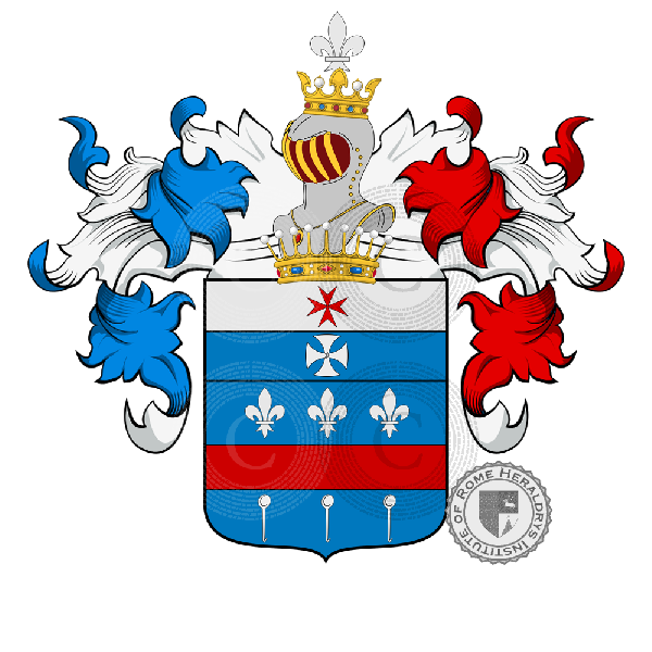 Wappen der Familie Porfiri o Porfirio