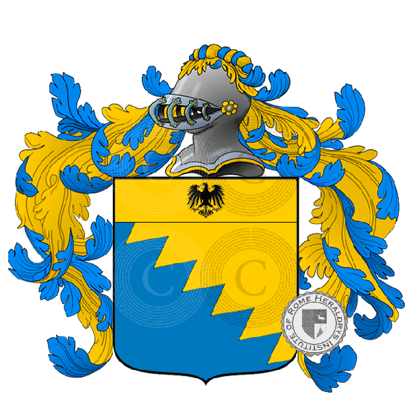 Wappen der Familie petrucci siena            