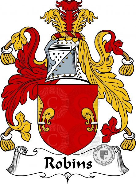 Coat of arms of family Robins