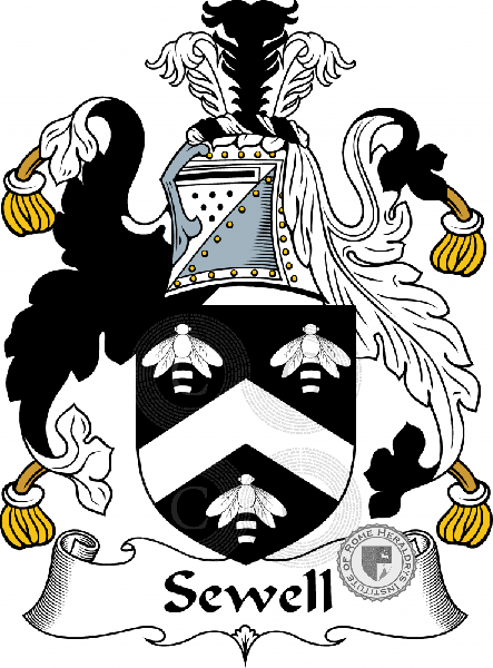 Wappen der Familie Sewell