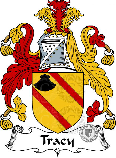 Coat of arms of family Tracy