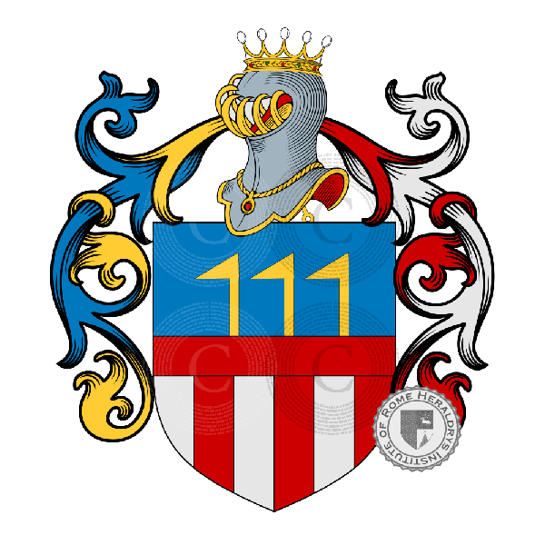 Coat of arms of family Monachi