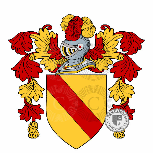 Coat of arms of family Tartagni