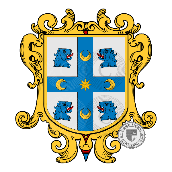Coat of arms of family Ortelli