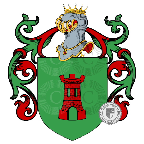 Coat of arms of family Tinaldi