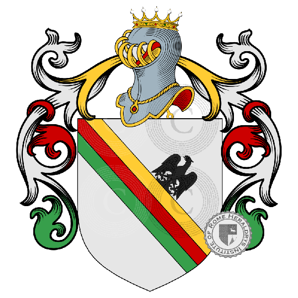 Coat of arms of family Santorelli
