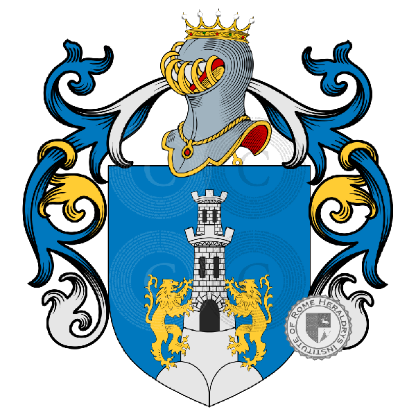 Coat of arms of family Lazzarelli