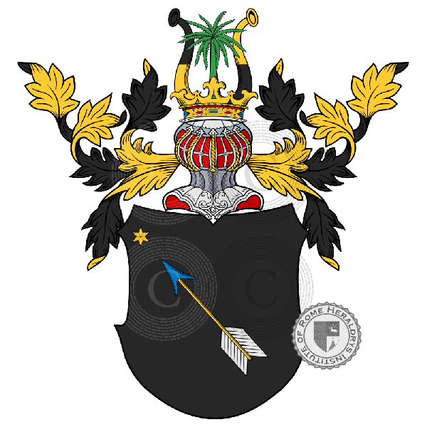 Coat of arms of family Zapf