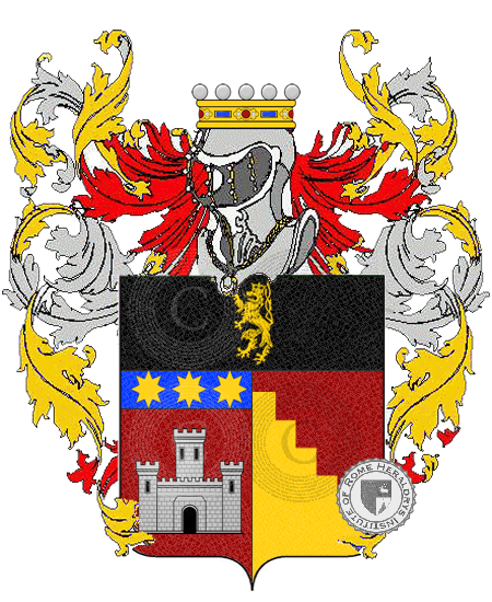 Wappen der Familie castellana    