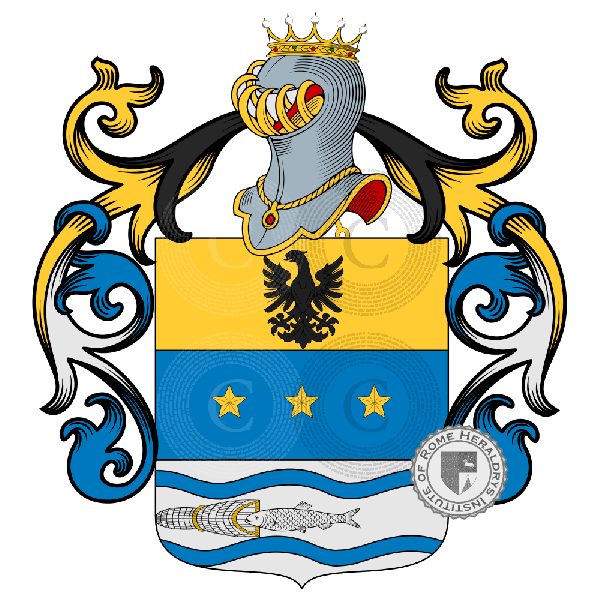 Coat of arms of family Pescatore